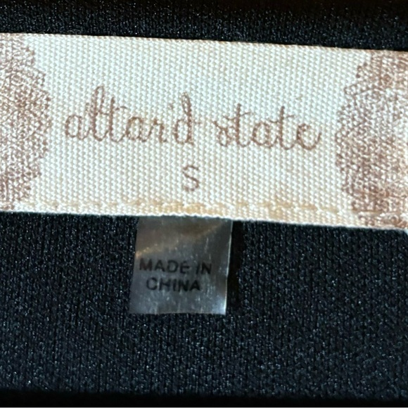 New, never worn , but took tag off. Altar’d State Black Babydoll Ruffle Dress - Picture 7 of 11